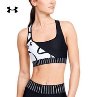 安德玛官方UA Crossback女子运动内衣-中强度Under Armour1351995 白色100 XL