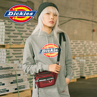 Dickies Logo印花连帽连衣裙女式印花抓绒卫衣连衣裙女连衣裙 DK007045 羽灰 XS