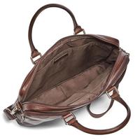 Fossil化石男款Walton手提包单肩包斜挎包皮质休闲公文包SBG1225P Black one size