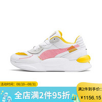 PUMA彪马女鞋拼色可爱运动鞋休闲鞋低帮鞋平底系带370393 Puma White 6