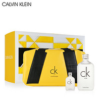 Calvin Klein 卡尔文克雷恩 卡雷优香水节日礼盒 2019款 (CK one100ml + mini15ml+化妆包) *3件