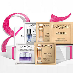 LANCOME 兰蔻 小安瓶1ml+塑颜眼霜1ml+菁纯面霜1ml+菁纯粉底液2ml