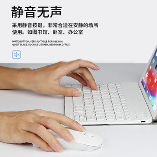 广仁德 无线鼠标蓝牙5.0触控式静音ipad鼠标 便捷办公平板电脑台式笔记本游无限鼠标  无线蓝牙鼠标5.0