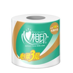 心相印 心柔系列 卷纸 3层*180g*27卷 *3件