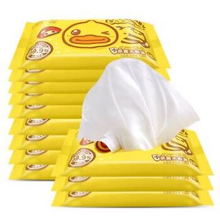 B.Duck 小黄鸭 消毒湿巾独立包装 卫生湿巾 10片*12包 *2件