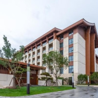 世园公园对面！周末不加价！北京世园凯悦酒店 凯悦客房1晚 含早餐+双人小火锅晚餐