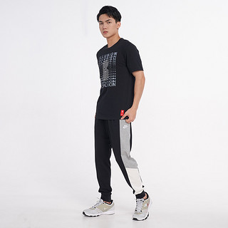 DRI-FIT 男款透气百搭印图短袖男式T恤 3XL 黑色