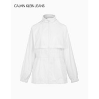 CK JEANS 2020秋冬款女装 连帽收腰时尚单夹克J214120 YAF-白色 XS