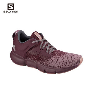 萨洛蒙（Salomon）女款舒适减震城市户外运动路跑鞋 Predict SOC W 紫褐色411268 UK5(38)