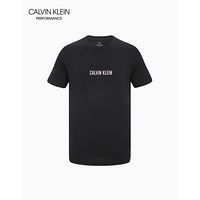 CK PERFORMANCE 2020秋冬新款 男装时尚撞色LOGO短袖T恤 4MF0K219 007-黑色 XL