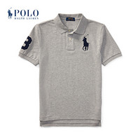 Ralph Lauren/拉夫劳伦男童 2020年早秋BigPony网眼Polo衫33937 50-灰色 M