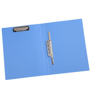 晨光(M&G)文具A4蓝色长押夹加板夹 文件夹 实力派办公资料夹 单个装ADM95093