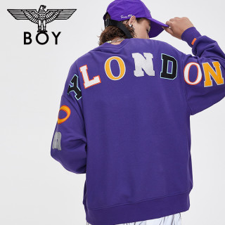 BOY LONDON卫衣男2020秋款彩色英文字母印花男女同款B203NB608409
