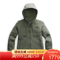 The North Face北面女士外套拼色拉链连帽休闲运动服NF0A3YUA NEW TAUPE S