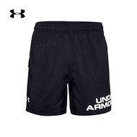 安德玛官方UA Stride Graphic男子7英寸运动短裤Under Armour1350169 黑色002 L