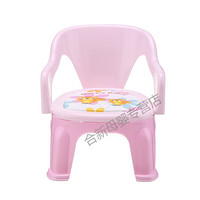宝贝吃饭用的儿童叫叫椅带餐盘宝宝吃饭餐椅椅子座椅塑料靠背椅餐桌椅卡通小椅子板凳 黄色 (不带餐盘)