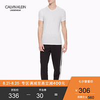 CK UNDERWEAR/  男士时尚舒适纯色圆领内衣 NB1332 100-白色 L