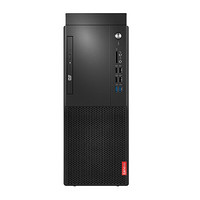 Lenovo 联想 启天 M428 九代酷睿版 商用台式机 黑色 (酷睿i3-9100、GT 705、4GB、128GB SSD+1TB HDD、风冷)