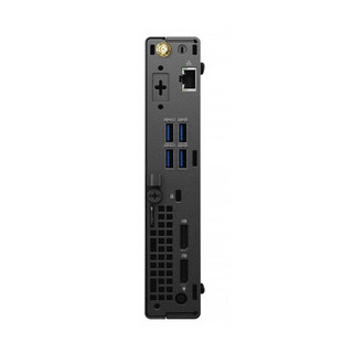 DELL 戴尔 OptiPlex 7080 MFF 十代酷睿版 商务台式机 黑色 (酷睿i9-10900、核芯显卡、32GB、1TB SSD+1TB  HDD、风冷)