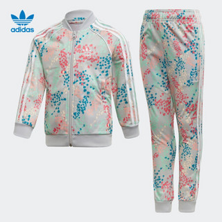 阿迪达斯官方 adidas 三叶草 SST SET 小童运动套装FJ3930 多色 128CM