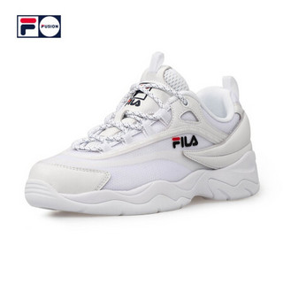 FILA FUSION 斐乐官方 RAY女子运动鞋 2020夏季新款老爹鞋复古跑步鞋 集团白-WT 36.5