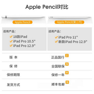 Apple Pencil一代手写笔 适用19年苹果新款iPad/mini5/air3的触控笔 Apple Pencil一代+绿联类纸膜7.9英寸