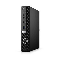 DELL 戴尔 OptiPlex 7060 MFF 十代酷睿版 23.8英寸 商务台式机 黑色 (酷睿i5-10500T、核芯显卡、16GB、128GB SSD+1TB HDD、风冷)