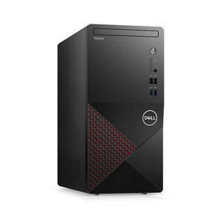 DELL 戴尔 成就 3881 十代酷睿版 商务台式机 黑色 (酷睿i7-10700、GTX 1050 4G、16GB、256GB SSD+1TB HDD、风冷)