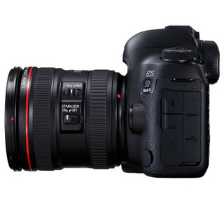 Canon 佳能 EOS 5D Mark IV 全画幅 数码单反相机 黑色 EF 24-70mm F2.8 IS USM 变焦镜头 单镜头套机