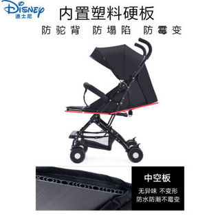 迪士尼（Disney）旗舰婴儿推车可坐躺超轻便携式折叠小宝宝儿童手推四轮简易口袋式伞车 黄色可坐躺旗舰款