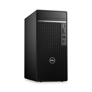 DELL 戴尔 OptiPlex 7080MT 十代酷睿版 商务台式机 黑色 (酷睿i9-10900K、WX3100 4G、16GB、256GB SSD+2TB HDD、风冷)