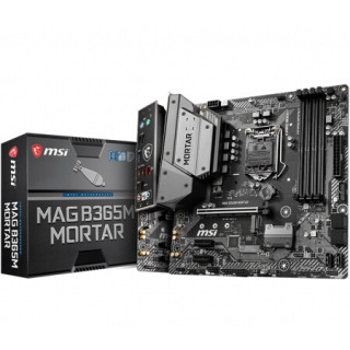 msi微星游戏军火b365mmortar迫击炮atx主板intellga1151b365