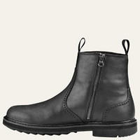 Timberland添柏岚男鞋皮鞋侧拉链切尔西短靴A297A015 Black FG 8 M