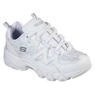 SKECHERS斯凯奇女鞋低帮系带舒适休闲透气运动鞋149102 WHITE 3