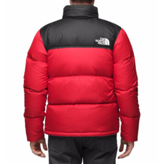 The North Face 北面羽绒服男700蓬防泼水保暖羽绒外套NF0A33QB 灰色TNF BLK NIG CAM PR S