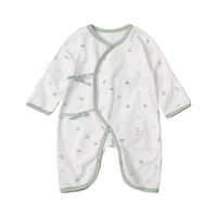 棉花堂针织蝴蝶哈衣新生儿婴儿衣服0-3个月纯棉春秋季宝宝和尚服 狮子 59cm
