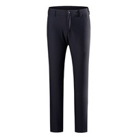 诺诗兰秋冬户外女士舒适防风保暖风雪长裤 经典素色百搭软壳裤 GF082617 深藏青色 L