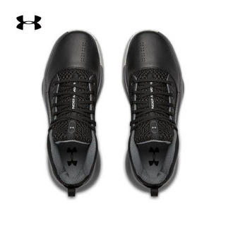 安德玛官方UA Lockdown4男子篮球鞋Under Armour3022052 黑色006 46