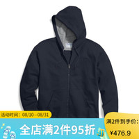 Champion男款夹克外套连帽拉链Powerblend休闲S0891  407D55 Navy 2XL
