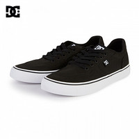 DC SHOES2020春夏新款帆布透气纯色男款休闲滑板情侣鞋ADYS300499 黑色 40