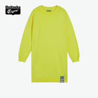 Onitsuka Tiger鬼塚虎卫衣长款连衣裙女 2182A436-751 荧光黄 S