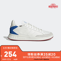 阿迪达斯官网adidas neo NETPOINT男鞋休闲运动鞋EE9812 白/白/蓝 43(265mm)