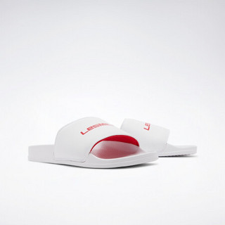 Reebok锐步 运动健身 CLASSIC SLIDE男女莱美夏季凉鞋拖鞋 FY5268_白色 44.5