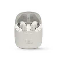 JBL 杰宝 TUNE225TWS 半入耳式真无线蓝牙降噪耳机 珍珠白