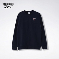 Reebok锐步 运动经典CL PVT SWT CREW男女长袖T恤套头衫 GJ3656_深蓝色 A/L