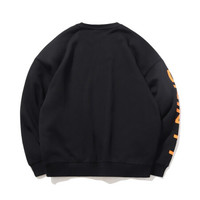 LI-NING 李宁 中性运动卫衣 AWDP932-2 新标准黑/桔色 L