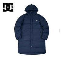 DCSHOES 19冬季新款 男士长款休闲运动棉服 EDYJK03216 藏蓝色-BTL0 XL