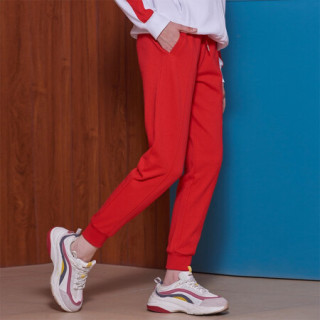 商品paul frank/大嘴猴 2020年秋季女运动裤运动休闲裤女休闲款 红色