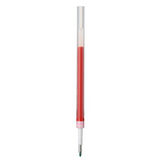 无印良品 MUJI 替芯 凝胶中性墨水圆珠笔 学生文具 红色 0.5mm