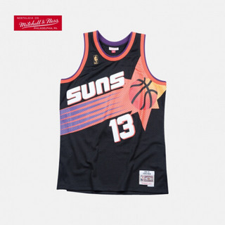 NBA-Mitchell&Ness 太阳队 史蒂夫·纳什 SW球迷版复古球衣-客场 图片色 XL